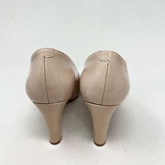 DorKing by Fluchos Heels Platform Shoes Womens 39 Beige Nude Open Toe - Picture 2 of 11